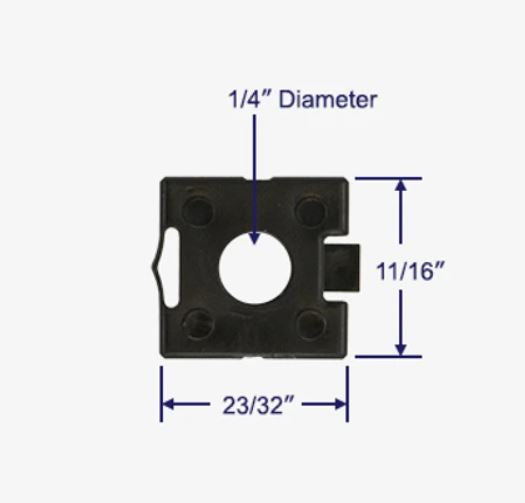 Truth Track Slider Guide - Black